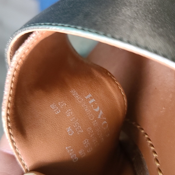 Coach cross band signature platform wedge sandals Size 6.5 - Picture 4 of 7